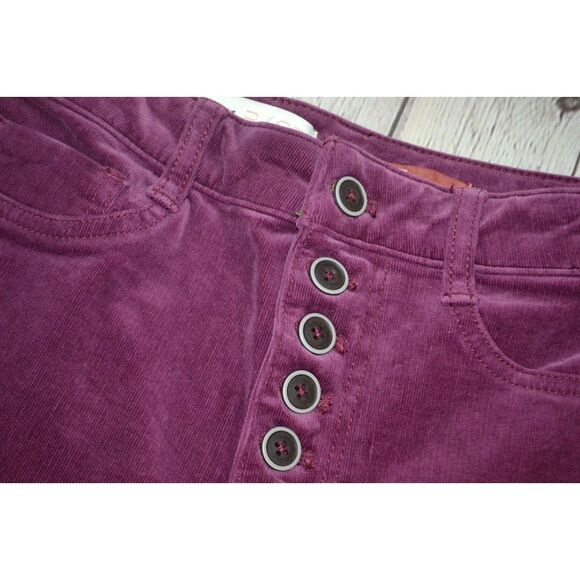 PILCRO and the LETTERPRESS Anthropologie High Rise Skinny Corduroy Pants 28 - Picture 5 of 9